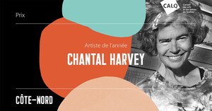 Chantal Harvey reçoit le Prix du CALQ - Artiste de l'année sur la Côte-Nord