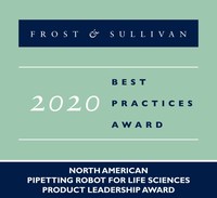 Andrew Alliance Earns Acclaim from Frost &amp; Sullivan for Its Innovative Pipetting Robot, Andrew+