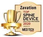 Zavation Medical Products, LLC., Named One of the Top Spine Device Solution Providers for 2020