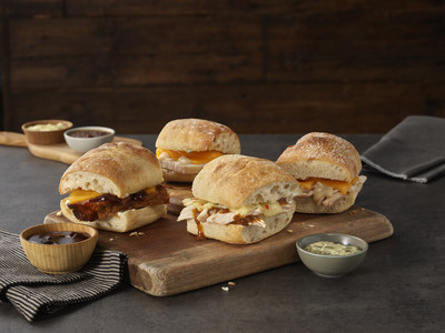 Boston Market launches all-new Late Night menu available exclusively after 9 p.m. at all locations nationwide. The new menu features four sliders made with all-natural and fresh, never frozen Boston Market rotisserie chicken, signature meatloaf or turkey (Chicken Chipotle, Chicken Cheddar, Turkey Cheddar, BBQ Meatloaf) and start at $3 each. BostonMarket.com.
