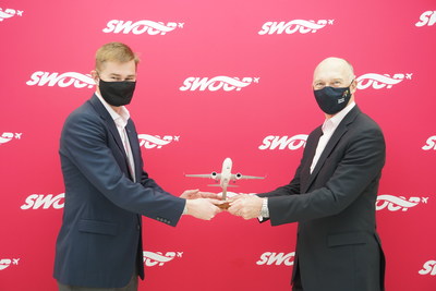Swoop Takes Off From Toronto Pearson Airport (CNW Group/Swoop)