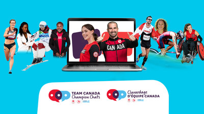 The final Team Canada Champion Chats of 2020 will take place October 28 (CNW Group/Canadian Paralympic Committee (Sponsorships))