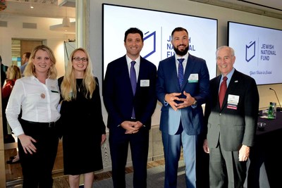 (L-R): Melissa Groisman (Founder, MGLPA and past event sponsor), Maia Aron (General Counsel, Florida Company, MM&H, and JNF-USA President, Miami), Gabe Groisman (Mayor of Bal Harbour, FL), Adam Yormack (Founder, Yorkmack Law and JNF-USA Lawyers For Israel & Real Estate Chair, Miami) and Ron Kriss (Senior Counsel, Strook, and JNF-USA President, South Florida)