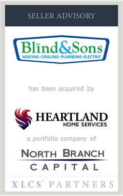 XLCS Partners advises Blind & Sons in its sale to Heartland Home Services