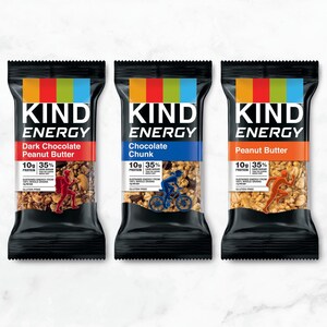 KIND Launches KIND® Energy - A Bar that Leads with Oats - Unlike Top Energy Bars That Have Sugar or Protein Powders as First Ingredients