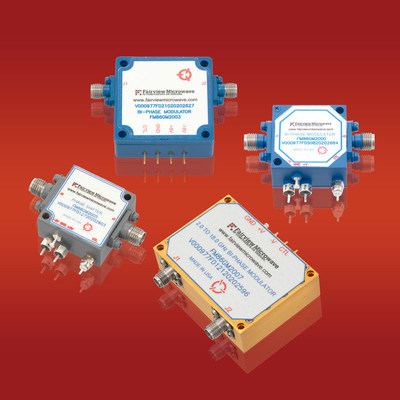 Fairview Microwave Introduces New Series of Bi-Phase Modulators Operating in Frequency Bands from 0.5 to 40 GHz