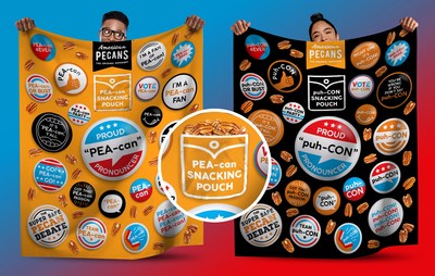 Once you’ve hit the virtual pecan polls on PecanDebate.com, enter for a chance to win one of 300 limited-edition pecan snacking blankets that feature the two pronunciations on opposite sides.