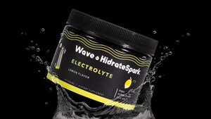 HidrateSpark Launches Wave -- Sugar-Free, Pink Himalayan Sea Salt, Zero Calorie Electrolyte Supplements in Three Flavors: Lemon, Strawberry and Pink Lemonade