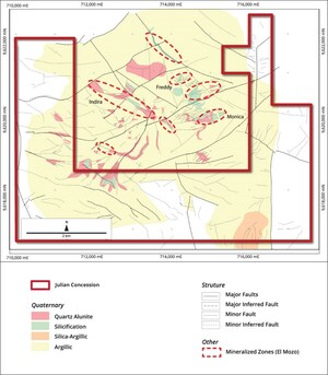 Oro X Commences Exploration Program at Julian Project in Ecuador