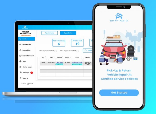 Shyft Auto gives consumers and automotive service facilities an easy way to transact for pickup and delivery vehicle service
