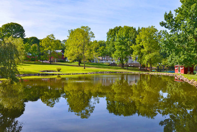 The owners invested considerable thought (and money) into preserving the Farm’s grounds. A stocked pond with stone lining is part of the property’s extensive water management system, which was carefully planned to manage rainwater runoff and recirculation. Approx. 40 acres are in conservation, substantially reducing property taxes. The parcel is also surrounded by 100 acres of additional, preserved lands, assuring protection from the encroachment of future development. NewJerseyLuxuryAuction.com