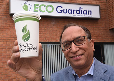 Anil Abrol, Eco Guardian President & CEO, Compostable Cup (CNW Group/Eco Guardian)
