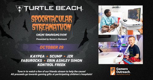 Turtle Beach and ROCCAT brand ambassadors KayPea, Scump, JZR, FabuRocks, Erin Ashley Simon, and Kontrol Freak take over the Spooktacular Screamathon charity event on October 29th