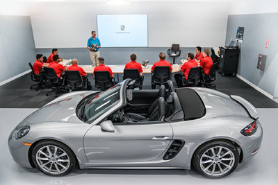 Only 12 students are accepted into each Porsche Technology Apprenticeship Program (PTAP) class. Students are trained on the latest Porsche vehicles, tools and technology.