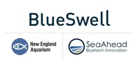 BlueSwell Logo + New England Aquarium Logo + SeaAhead Logo