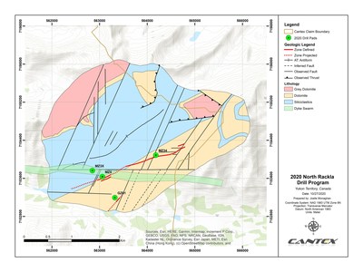 Figure 1.  Massive Sulphide Area Plan View (CNW Group/Cantex Mine Development Corp.)