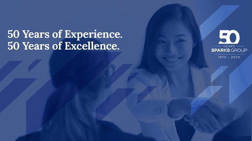 This year, Sparks Group celebrates 50 years of excellence in the staffing industry, sourcing exceptional talent to help clients build world-class teams and candidates advance their careers.