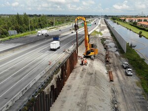 Offering a one-stop solution to sheet piling and specialized foundations, ASAP Group is at work at the FDOT/FTE widening of the Florida's Turnpike (HEFT)
