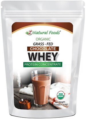 Z Natural Foods Announces New Organic Grass-Fed Chocolate Whey Protein Concentrate