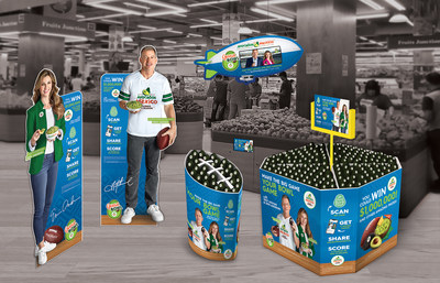 Avocados From Mexico’s Big Game themed in-store merchandising and POS kit solutions feature QR codes for shoppers to receive a free autographed digital photo of Troy Aikman and Erin Andrews and a chance to win cash prizes.