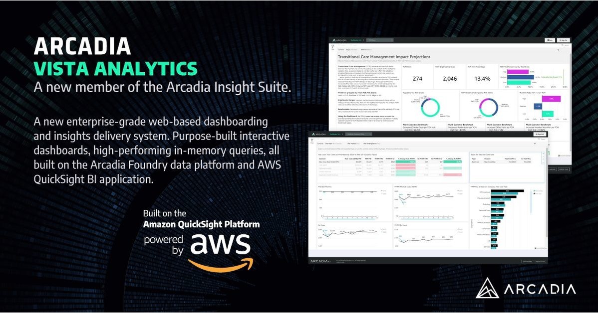 Arcadia Launches Vista, Enabling Healthcare Organizations to Easily
