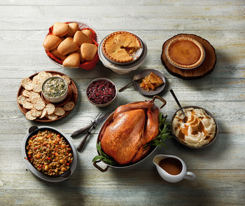 Boston Market offers a wide array of complete Thanksgiving meals to feed gatherings of all sizes, including a complete Turkey dinner with stuffing, mashed potatoes and gravy, cranberry relish, dinner rolls and pies for dessert. Visit BostonMarket.com for more information.