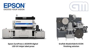 Epson and Grafisk Maskinfabrik Offer Bundle for Digital Label Printing and Finishing Solution