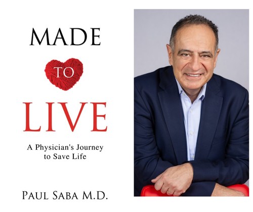 Dr. Paul Saba M.D., author of “Made to Live” (CNW Group/Dr Paul Saba)