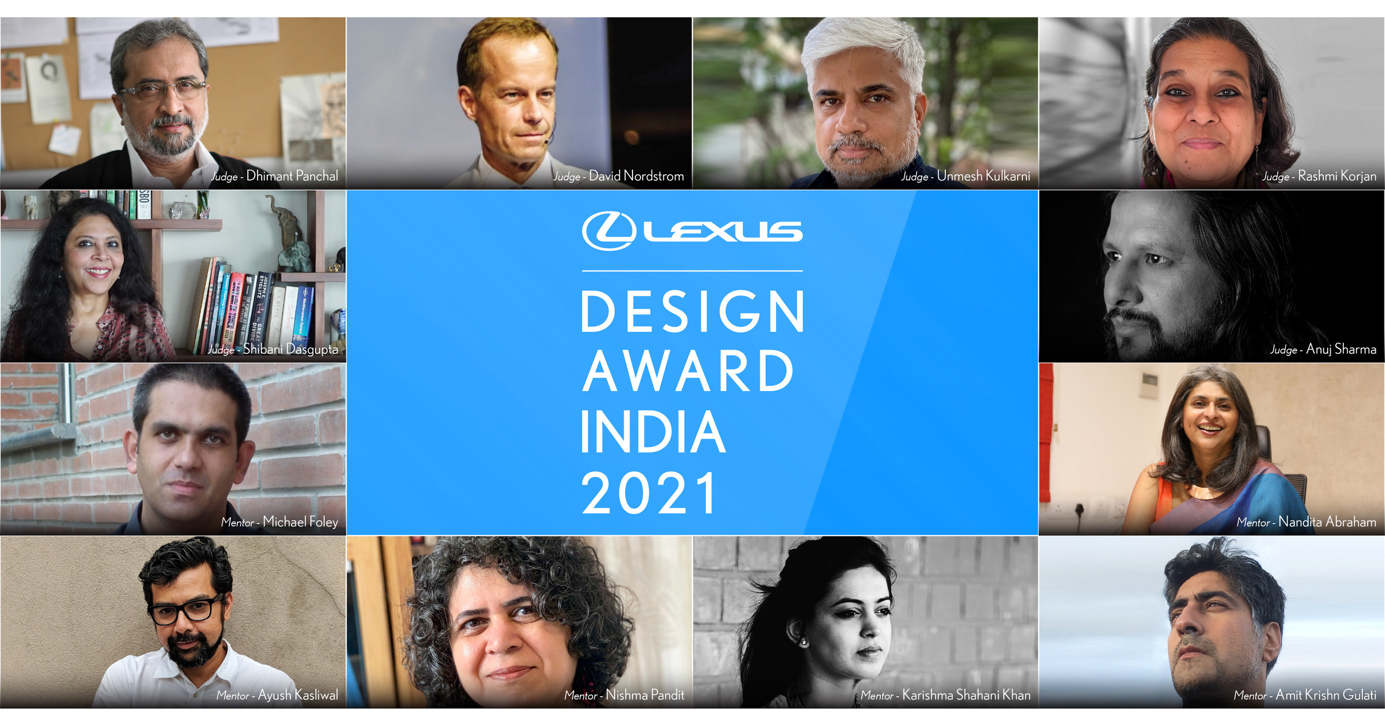 Lexus Design Award India 2021 Receives Over a Thousand Original Entries,  Announces Esteemed Panel of Judges and Mentors