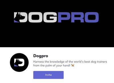 Dogpro is available in both the Google Play store and the Apple App Store
