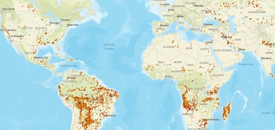 NOAA Data Enterprise (NDE) VIIRS daily global active fire detections, UMD Geographical Sciences VIIRS Active Fire site, http://viirsfire.geog.umd.edu/pages/mapsData.php.