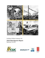 CUC Q3 2020 Interim Report (CNW Group/Caribbean Utilities Company, Ltd.)