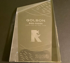 Golbon Awards R3 with Non-Foods Supplier of the Year Award