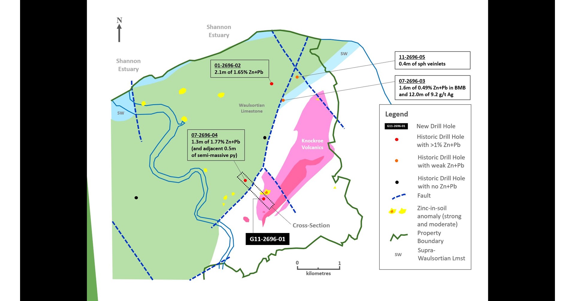 Group Eleven Announces Results of Regional Drilling at PG West Zinc