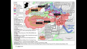 Group Eleven Announces Results of Regional Drilling at PG West Zinc Project in Ireland