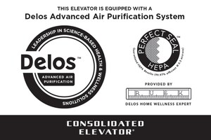 Consolidated Elevator Industries Takes Initial Delivery of Delos Air Filtration Systems