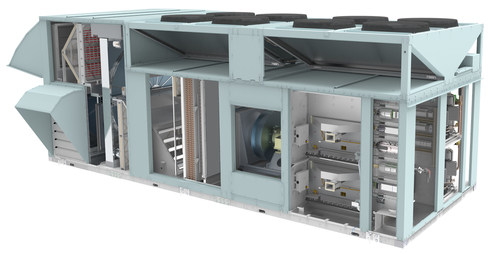 The Modine Atherion® DOAS uses Airxchange energy recovery technology to deliver efficient high performance to schools, offices, hotels and other facilities.