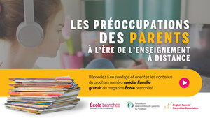 L'École branchée sollicite les parents pour connaître leurs défis à l'ère de l'apprentissage à distance