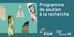 Bibliothèque et Archives nationales du Québec et la Fondation de BAnQ félicitent les cinq boursiers du concours 2020-2021 du Programme de soutien à la recherche