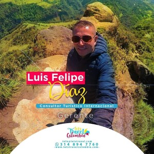 "Las agencias de turismo se deben reinventar", Luis Felipe Diaz de Lets Travel Colombia - por Blue Design Worldwide