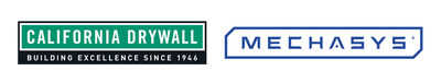 Logo California Drywall et Mechasys - Programme Pionnier - Partenariat de dveloppement (Groupe CNW/Mechasys)