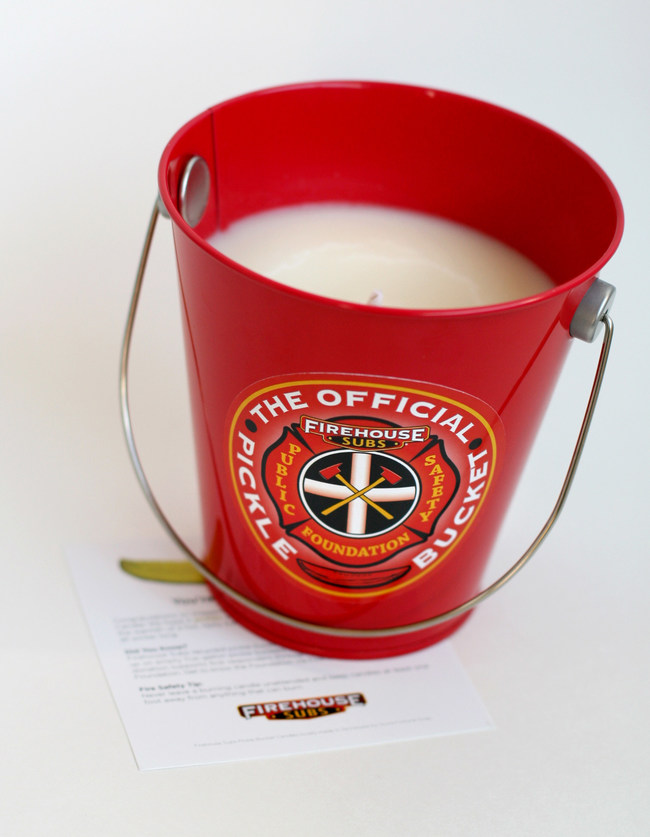 Firehouse Subs® Introduces Exclusive Pickle Bucket Candles in Honor of