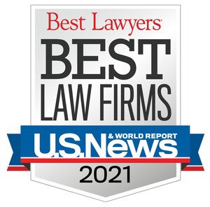 Grossman Law Offices Recognized Among 2021 "Best Law Firms"