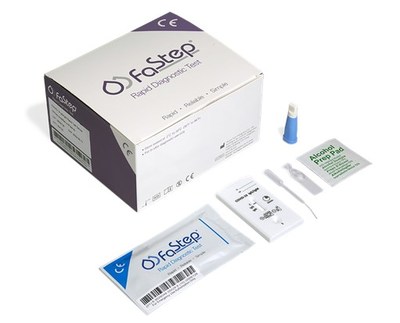 Point-of-Care (POC)/Waived/Fingerstick Fastep® COVID-19 IgG/IgM Antibody Rapid Test Device by Assure Tech. (FDA Emergency Use Authorization Granted)