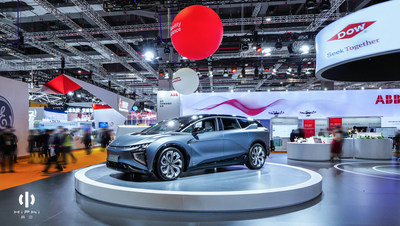 Taking a place in the Intelligent Industry & Information Technology section of the expo, the two companies showcased their innovative joint-developments in the HiPhi X, including the first mass-produced BETAFOAM™ Acoustic Foams for use in automobiles. (PRNewsfoto/Human Horizons)