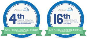 LA and SFV Business Journals Rank PaymentCloud Among Fastest Growing Companies