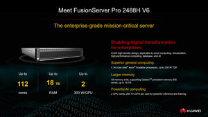 Huawei FusionServer Pro Intelligent Server ist der perfekte Partner für gemeinsamen Erfolg