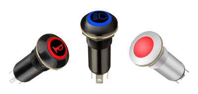 OTTO Controls offers a new fully illuminated button design with optional legends on its classic LP5-V alternate action, vandal resistant pushbutton.