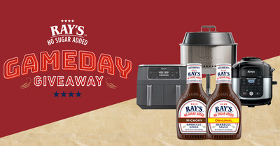 Sweet Baby Ray's is helping home tailgaters step up their game with a free bottle of Ray's No Sugar Added Barbecue Sauce, 10 new lower-sugar recipes, and the chance to win a prize package with products from Solo Stove and Ninja.