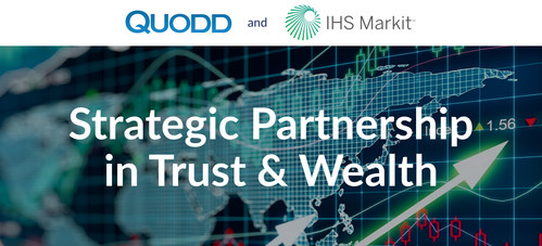 The partnership combines QUODD's market data and delivery with IHS Markit’s industry-leading fixed income pricing and reference data in an integrated, flexible delivery platform.